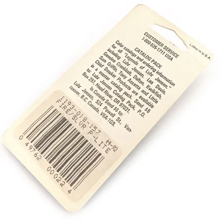 Luhr Jensen Hus-lure, помаранчевий/нікель, 4 г, блесна коливалка (колебалка) #12673