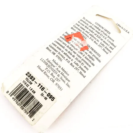 ​Luhr Jensen Hot Tail, Хром/жовтий, 1,8 г, блешня оберталка (вертушка) #15664