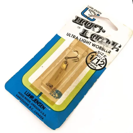 Luhr Jensen Hus-lure, червоний/нікель/золото, 2 г, блесна коливалка (колебалка) #12681