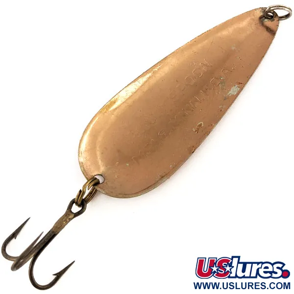 Nebco Aqua Spoon, Карбована мідь/червоний, 17 г, блесна коливалка (колебалка) #12692