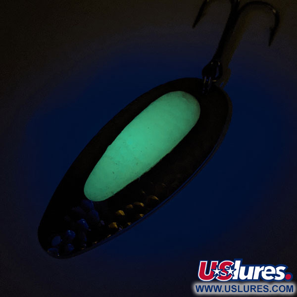  Blue Fox Pixee UV (світиться в ультрафіолеті), карбований нікель/жовтий, 24 г, блесна коливалка (колебалка) #12701