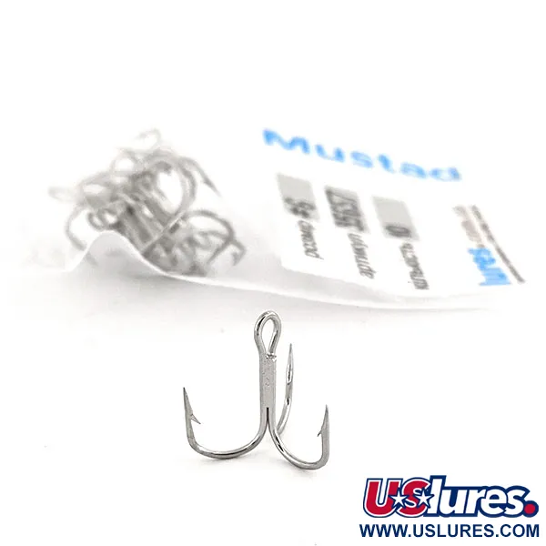 Тройник Mustad #6 35657, Хром, до рибалки #12713