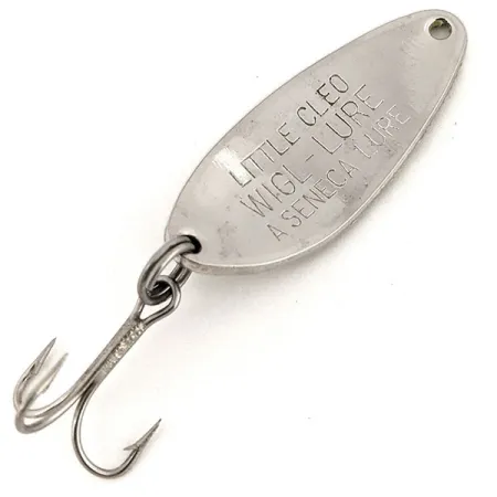 Little Cleo Seneca (світиться в темряві), білий/нікель/зелений, 7 г, блесна коливалка (колебалка) #12745