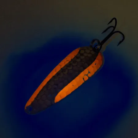 Acme Wonderlure UV (світиться в ультрафіолеті), Карбоване золото/помаранчевий, 11 г, блесна коливалка (колебалка) #12751