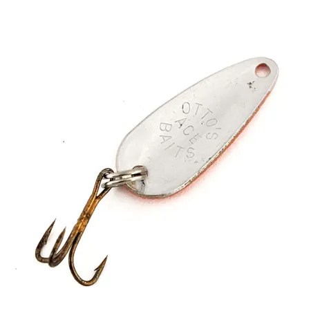 Other Otto's Ace UV (світиться в ультрафіолеті), срібло/помаранчевий, 3 г, блесна коливалка (колебалка) #12763