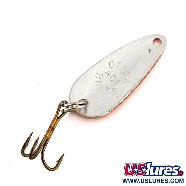 Other Otto's Ace UV (світиться в ультрафіолеті), срібло/помаранчевий, 3 г, блесна коливалка (колебалка) #12763