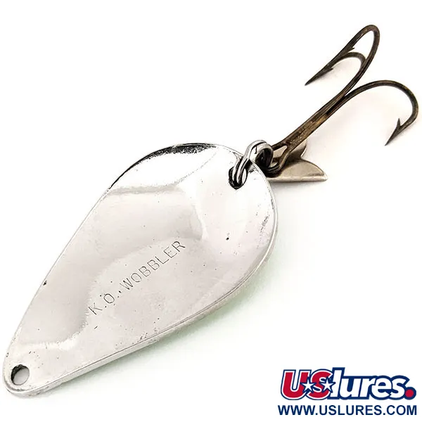 Acme K.O. Wobbler, нікель/зелений, 21 г, блесна коливалка (колебалка) #12780