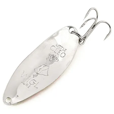 Seneca Little Cleo (Hula Girl) тролінгова UV (світиться в ультрафіолеті), жовтий/червоний/нікель, 5 г, блесна коливалка (колебалка) #12783