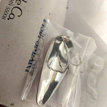 Дилерський стенд блесен Aqua Spoon Blue Fox 1980-x років, червоний/білий/нікель, 9 г, блесна коливалка (колебалка) #12793