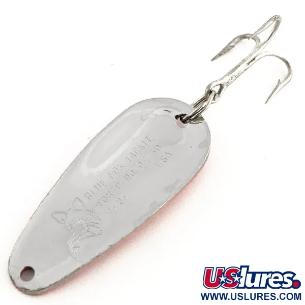 Blue Fox Tor-P-Do UV (світиться в ультрафіолеті), червоний/чорний/нікель, 14 г, блесна коливалка (колебалка) #12795