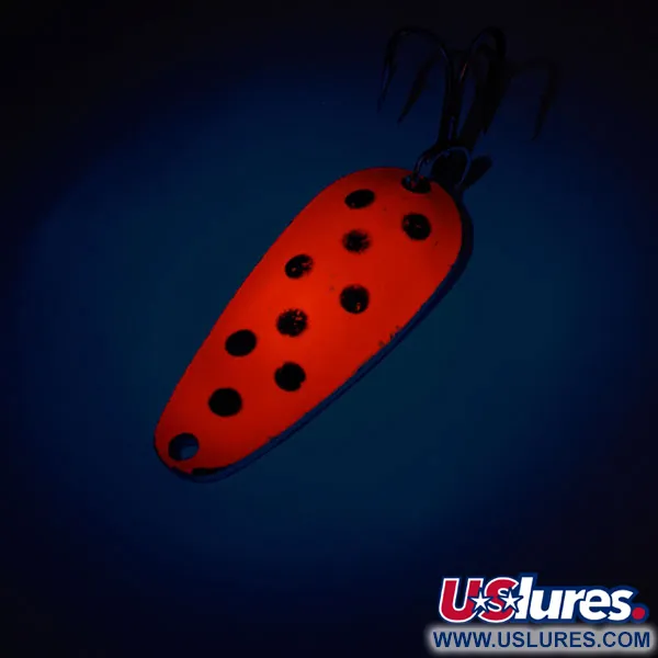 Blue Fox Tor-P-Do UV (світиться в ультрафіолеті), червоний/чорний/нікель, 14 г, блесна коливалка (колебалка) #12795