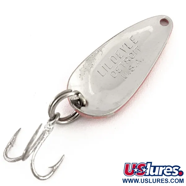 Eppinger Dardevle Lildevle UV (світиться в ультрафіолеті), червоний/чорний/нікель, 3,4 г, блесна коливалка (колебалка) #12820