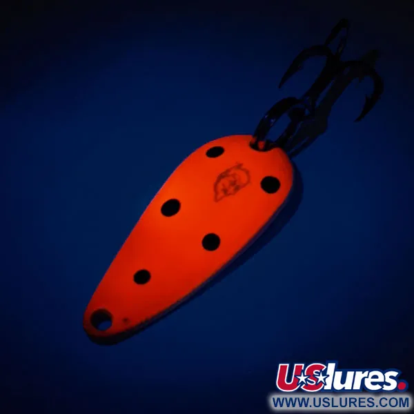 Eppinger Dardevle Lildevle UV (світиться в ультрафіолеті), червоний/чорний/нікель, 3,4 г, блесна коливалка (колебалка) #12820