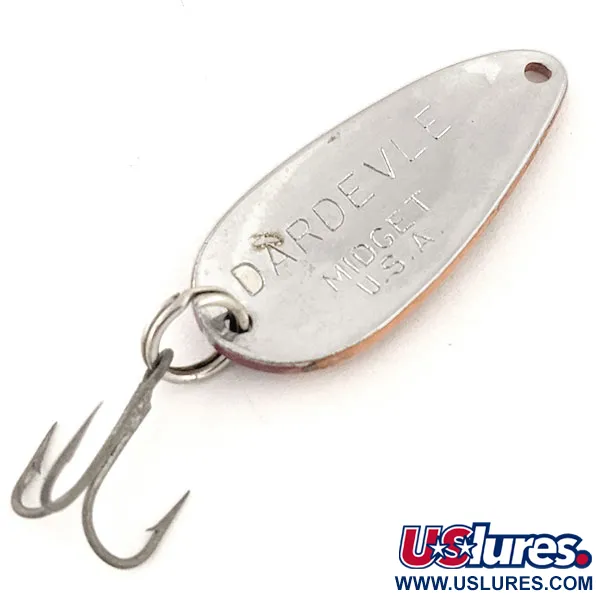 Eppinger Dardevle Midget, червоний/помаранчевий/чорний/нікель, 6 г, блесна коливалка (колебалка) #12829