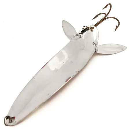 Lucky Strike Luky Strike Canada Attractor Spoon з пелюстками, нікель/червоний, 14 г, блесна коливалка (колебалка) #12840