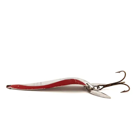Lucky Strike Luky Strike Canada Attractor Spoon з пелюстками, нікель/червоний, 14 г, блесна коливалка (колебалка) #12840