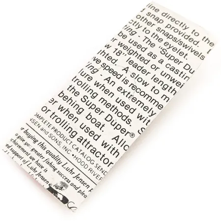 Luhr Jensen Super-Duper 503, коричневий/червоний, 4,3 г, блесна коливалка (колебалка) #12843