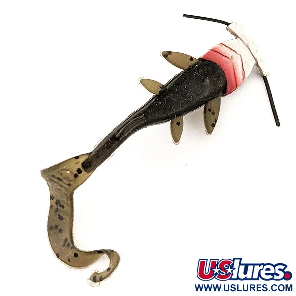 Gitzit Incorporated Gitzit Baby Blue Eyes Cat Fish, зелений/сині очі, 8 г, блесна коливалка (колебалка) #12863