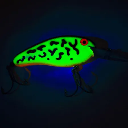 Bomber Fat Free Shad UV (світиться в ультрафіолеті), Fire Tiger, 10 г, воблер #12876