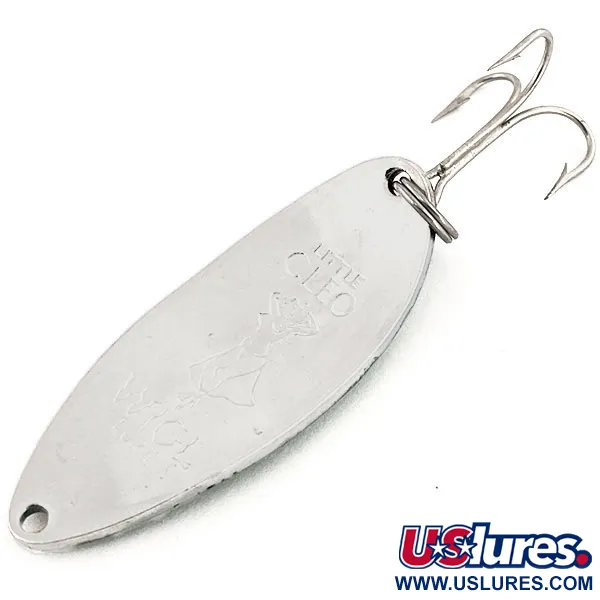 Seneca Little Cleo (Hula Girl), нікель/зелений, 18 г, блесна коливалка (колебалка) #12877