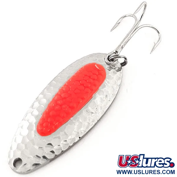  Blue Fox Pixee UV (світиться в ультрафіолеті), помаранчевий/карбований нікель, 24 г, блесна коливалка (колебалка) #12879