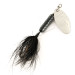Yakima Bait Worden’s Original Rooster Tail, нікель/чорний, 4,7 г, блешня оберталка (вертушка) #12886
