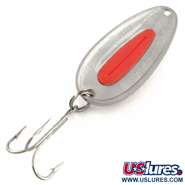 Blue Fox Pixee UV (світиться в ультрафіолеті), карбований нікель/помаранчевий, 24 г, блесна коливалка (колебалка) #12888