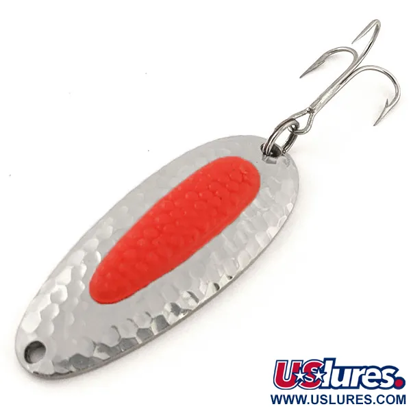 Blue Fox Pixee UV (світиться в ультрафіолеті), карбований нікель/помаранчевий, 24 г, блесна коливалка (колебалка) #12888