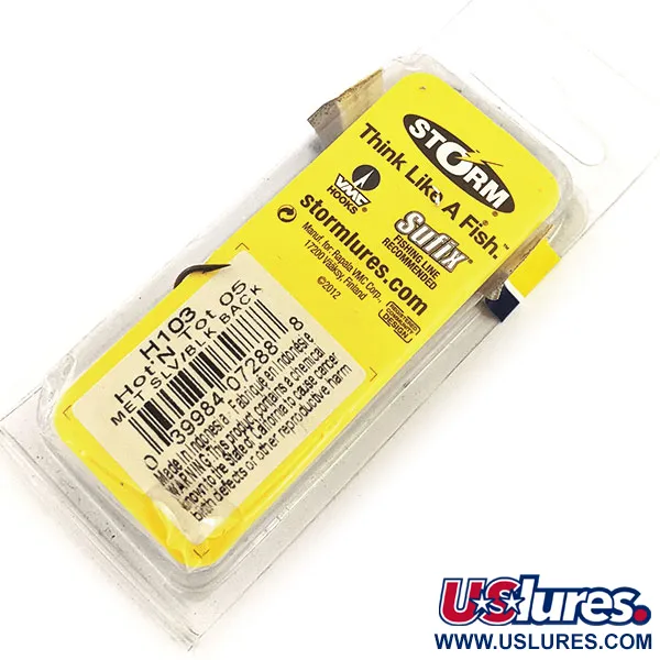 Storm Original Hot'N Tot, чорний/срібло, 6,5 г, воблер #12897