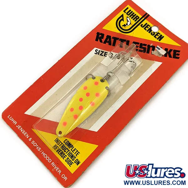 Luhr Jensen Luhe Jensen Rattlesnake з пелюстками, , 12 г, блесна коливалка (колебалка) #12900