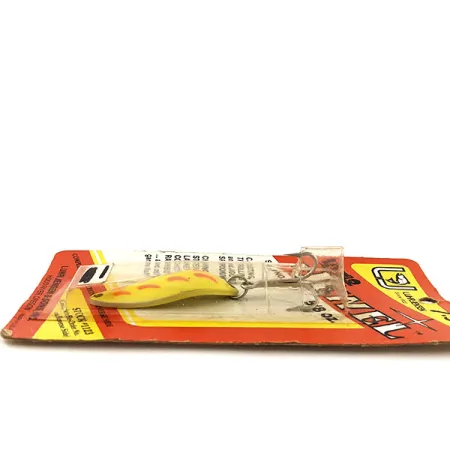 Luhr Jensen Little Jewel, жовтий/червоний, 18 г, блесна коливалка (колебалка) #12908