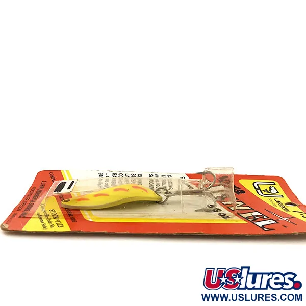 Luhr Jensen Little Jewel, жовтий/червоний, 18 г, блесна коливалка (колебалка) #12908