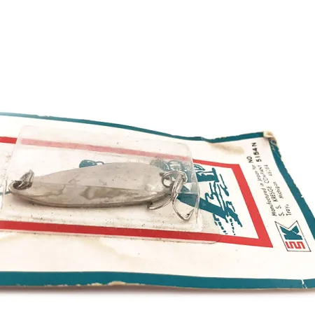 Kmart Kresge #5154N, нікель, 4 г, блесна коливалка (колебалка) #12909