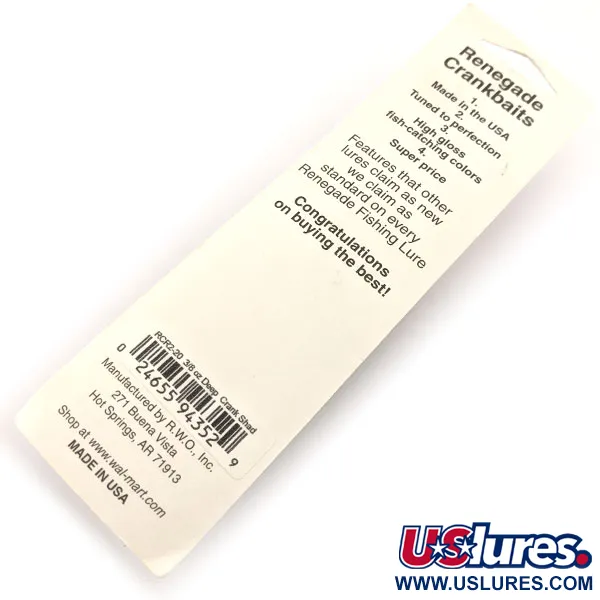  Renegade Deep Crank Shad, , 12 г, воблер #12935