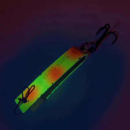 South Bend Super-Duper 503 UV (світиться в ультрафіолеті), червоний/жовтий, 4,3 г, блесна коливалка (колебалка) #12941