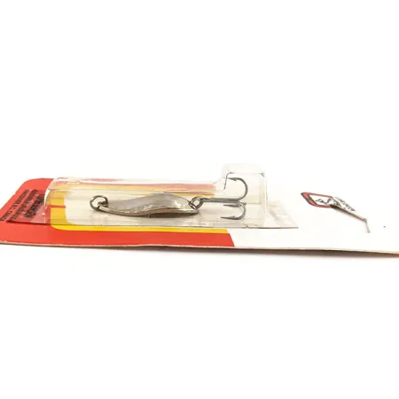 Luhr Jensen Lil' Kroc (Krocodile Stubby), карбований нікель, 4,5 г, блесна коливалка (колебалка) #12964