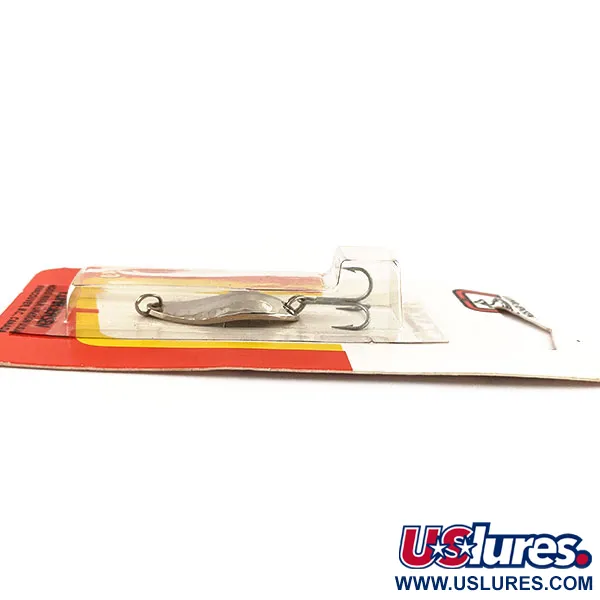 Luhr Jensen Lil' Kroc (Krocodile Stubby), карбований нікель, 4,5 г, блесна коливалка (колебалка) #12964