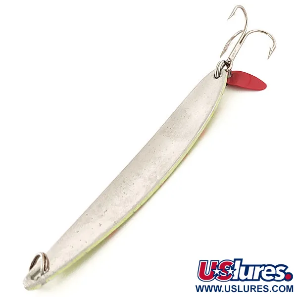 Bay de Noc Bay De Noc Laker Taker UV (світиться в ультрафіолеті), нікель/червоний/жовтий, 21 г, блесна коливалка (колебалка) #12973