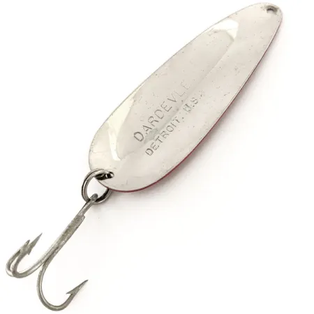 Eppinger Dardevle, червоний/білий/нікель, 28 г, блесна коливалка (колебалка) #12981