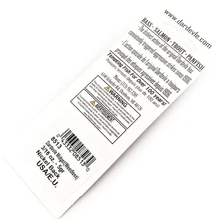 Eppinger Незачіпляйка Dardevle Midget, Frog/Nickel, 6 г, блесна коливалка (колебалка) #16381