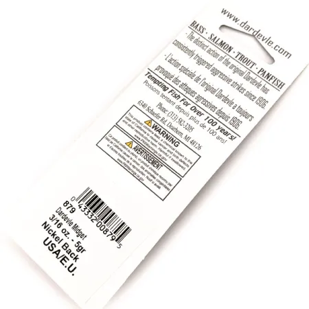 Eppinger Dardevle Midget UV, 6 г, блесна коливалка (колебалка) #20190