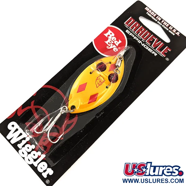 Eppinger Red Eye Wiggler UV (світиться в ультрафіолеті), Five of Diamonds, 7 г, блесна коливалка (колебалка) #15140