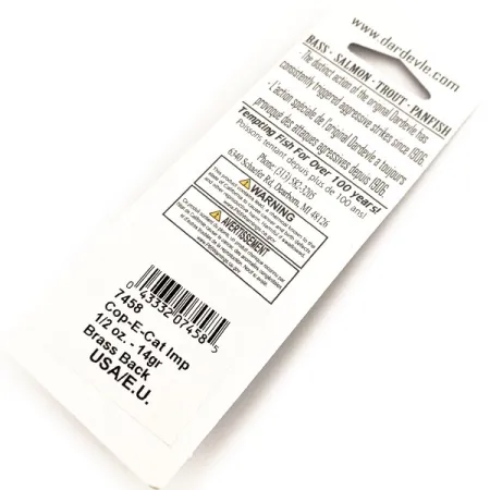 Eppinger Dardevle Cop-E-Cat 7400 UV (світиться в ультрафіолеті), Fire tiger, 14 г, блесна коливалка (колебалка) #20692