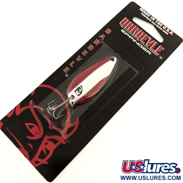 Eppinger Dardevle Spinnie, Червоний/нікель, 9 г, блесна коливалка (колебалка) #16382