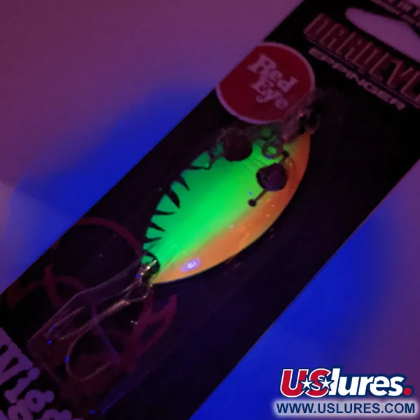 Eppinger Red Eye Wiggler UV (світиться в ультрафіолеті), Fire Tiger, 7 г, блесна коливалка (колебалка) #15139