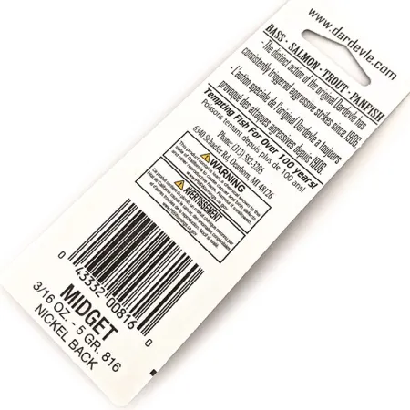 Eppinger Dardevle Spinnie, Red Devil/Nickel, 9 г, блесна коливалка (колебалка) #16689