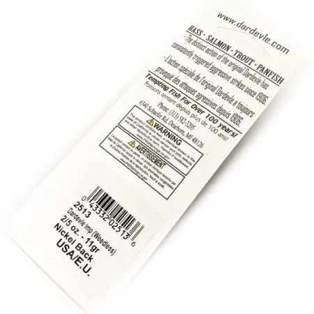 Eppinger Незачіпляйка Dardevle Imp, Frog, 11 г, блесна коливалка (колебалка) #22064