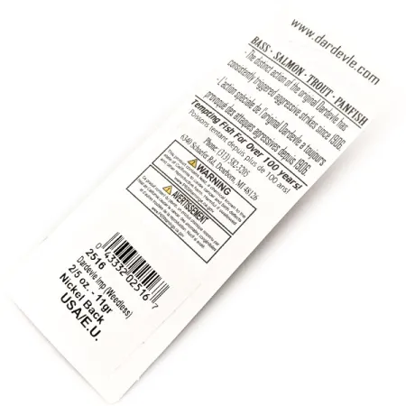 Eppinger Незачіпляйка Dardevle Imp, Red Devle, 11 г, блесна коливалка (колебалка) #17445