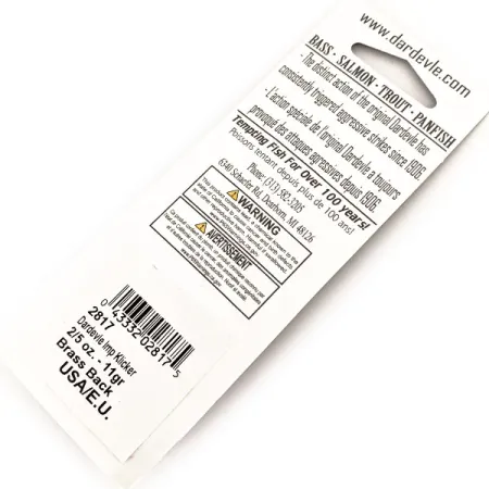 Eppinger Dardevle Imp Klicker з пелюстками, Five of Diamonds, 11 г, блесна коливалка (колебалка) #19631