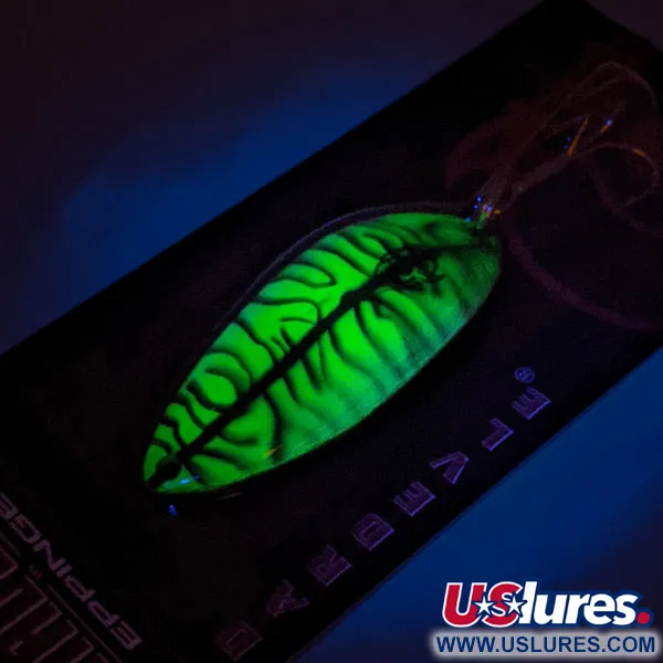 Eppinger ​Dardevle Devle-Dog UV (світиться в ультрафіолеті), Mackerel (N)/нікель, 14 г, блесна коливалка (колебалка) #17447